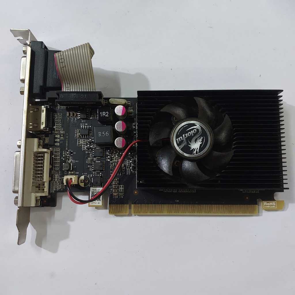 vga card pci express colorful gt710 2gb ddr3 64bit hdmi