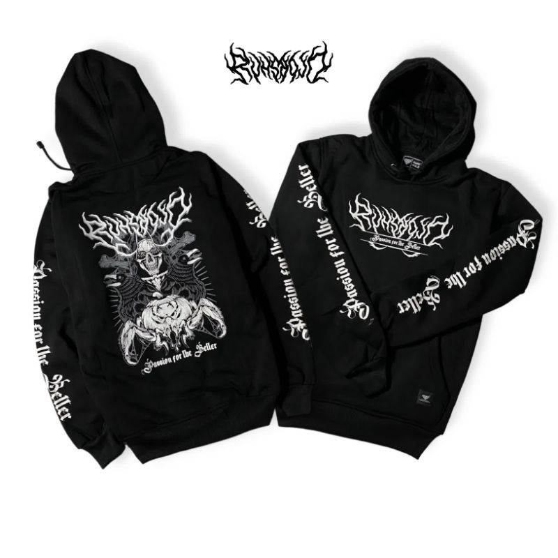 HOODIE METAL SKULL HARDCORE/UNISEX/STREETSTYLE