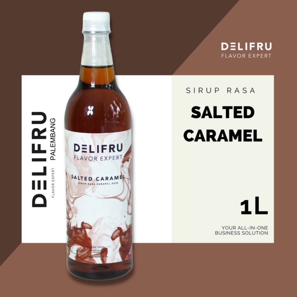 

Delifru Syrup Salted Caramel - Sirup Karamel Asin 1 Liter