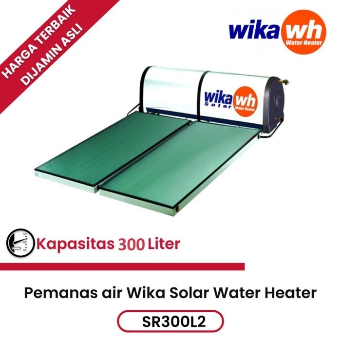 Wika solar water heater pemanas air tenaga surya SR300L2