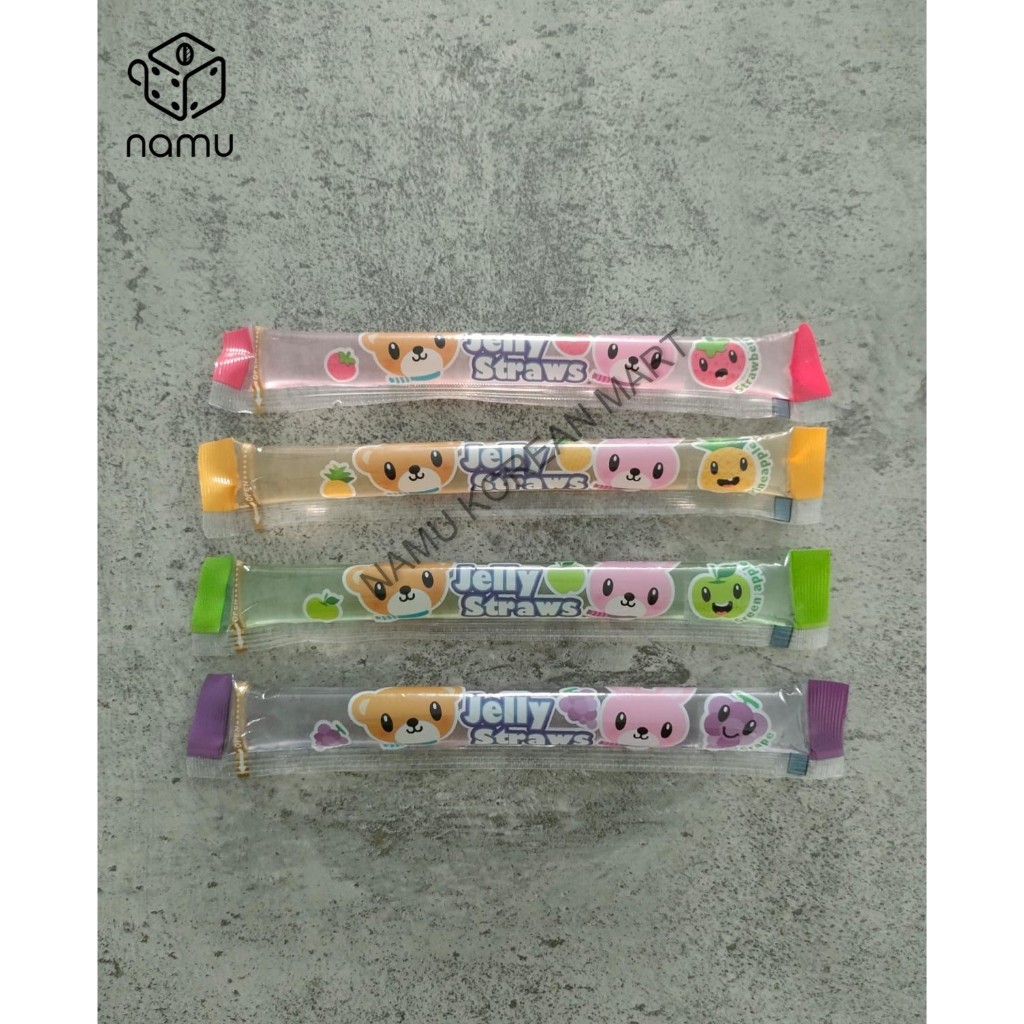 

ABC Jelly Straw Fruit Flavor 1 PCS / Jelly Straw / Jeli Rasa Buah-Buahan / Jelly / Jeli