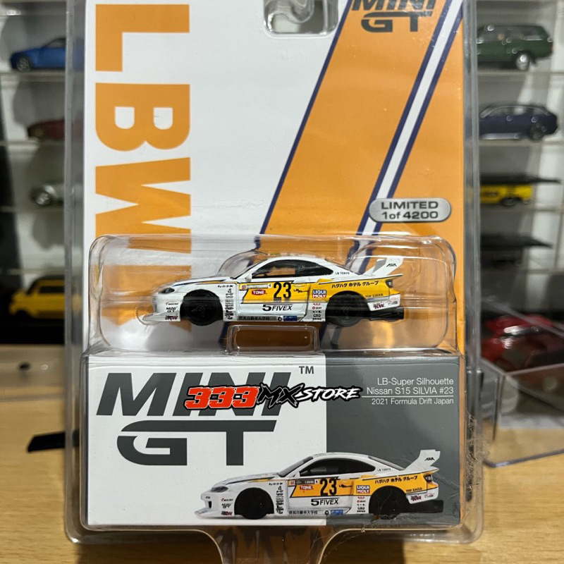 Mini GT SILVIA S15 LBWK MIJO EXCLUSIVE LIMITED MINI GT LBWK SILVIA LE