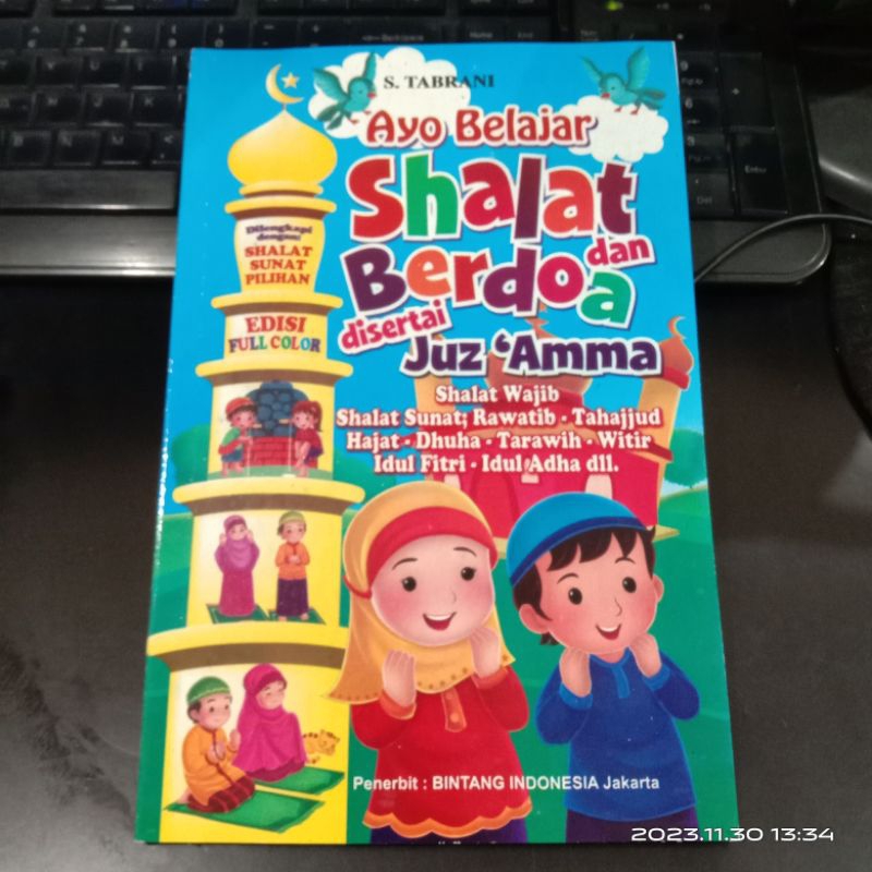 Ayo Belajar Sholat dan Berdoa Dan Juz Amma Bergambar Untuk Anak Warna