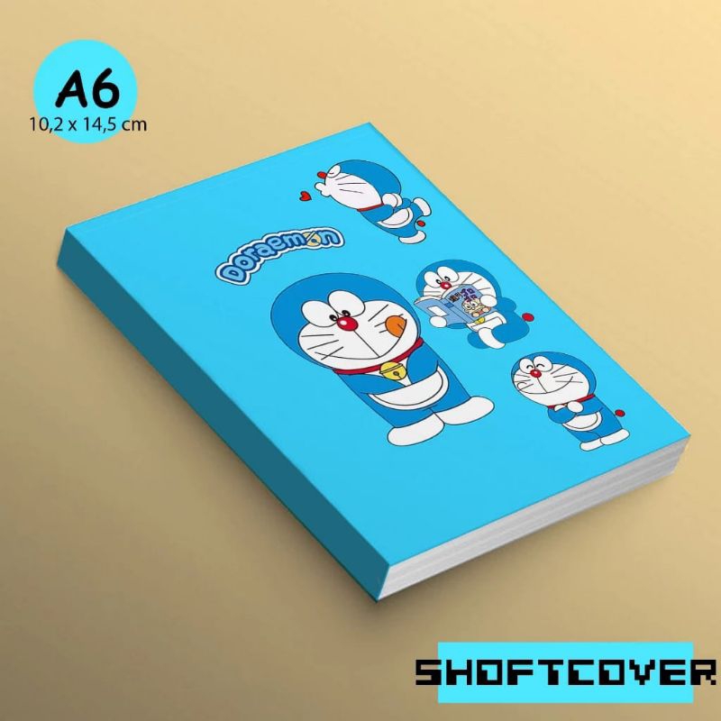 

Pocket notebook A6 Doraemon NA6002 - buku saku diary resep catatan