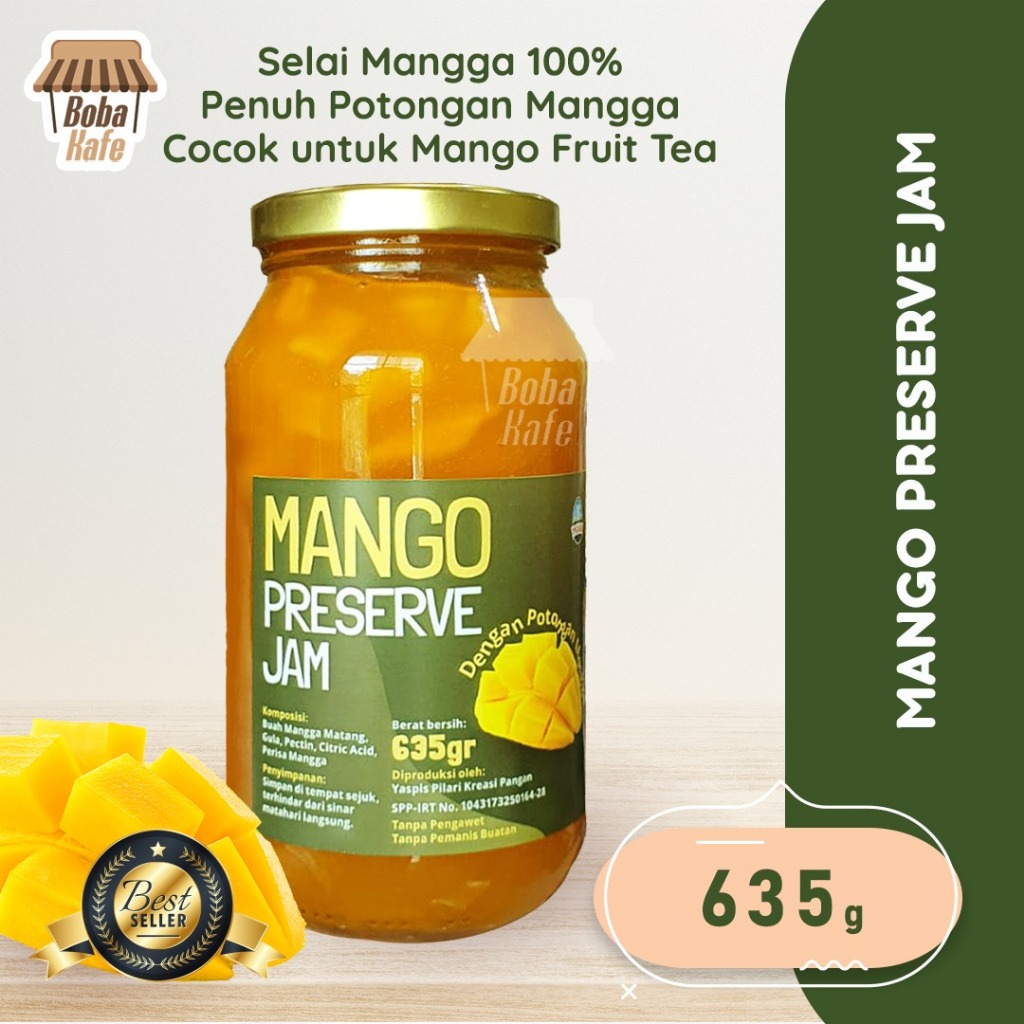

PILARI SELAI BUAH MANGGA ASLI - PRESERVE JAM MANGO @635GR
