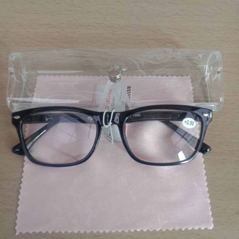 Kacamata baca,Kacamata plus +1 sd 2.75,kacamata pria &wanita