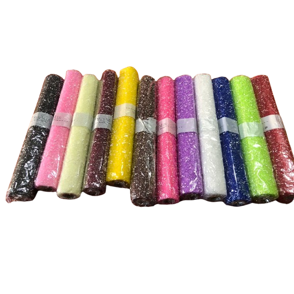 

( NOW 1 ROLL ) Kain Tile Salju Snowy Wrapping Paper Tille Salju Bucket Bunga Premium