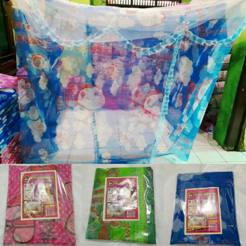 KELAMBU KARAKTER KELAMBU TIDUR DORAEMON KELAMBU TIDUR TEBAL DAN KUAT PREMIUM kelambu tidur anti nyam