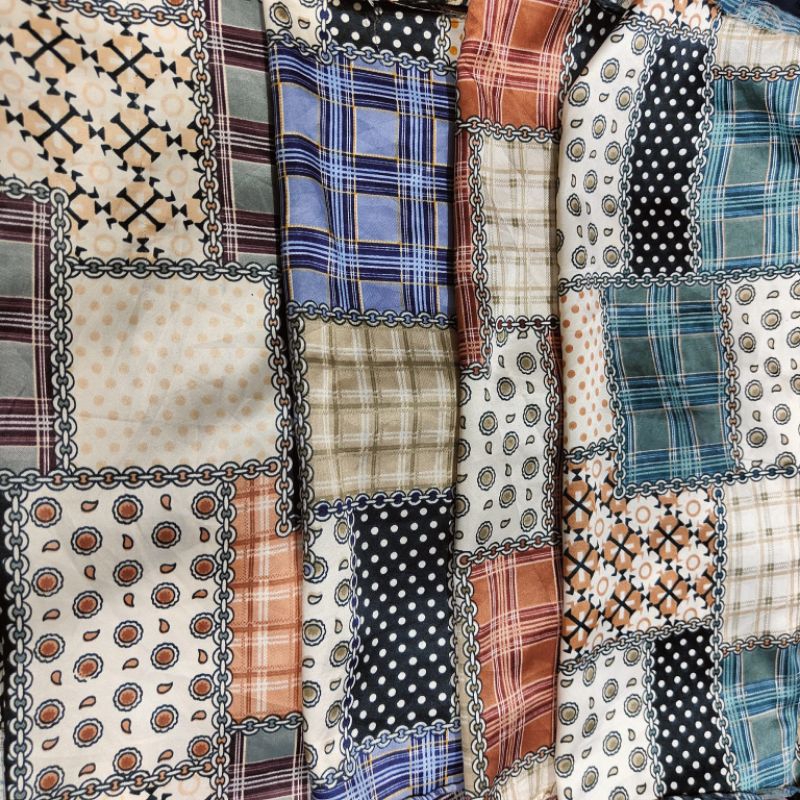 kain bahan silk Armani-dior silk-satensilk(harga tertera 0,5m)