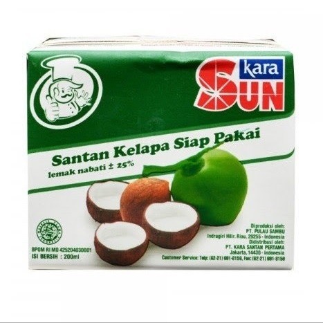 

Santan kara 200ml / santan sun kara 200ml / santan siap pakai 200g / santan instant 200g