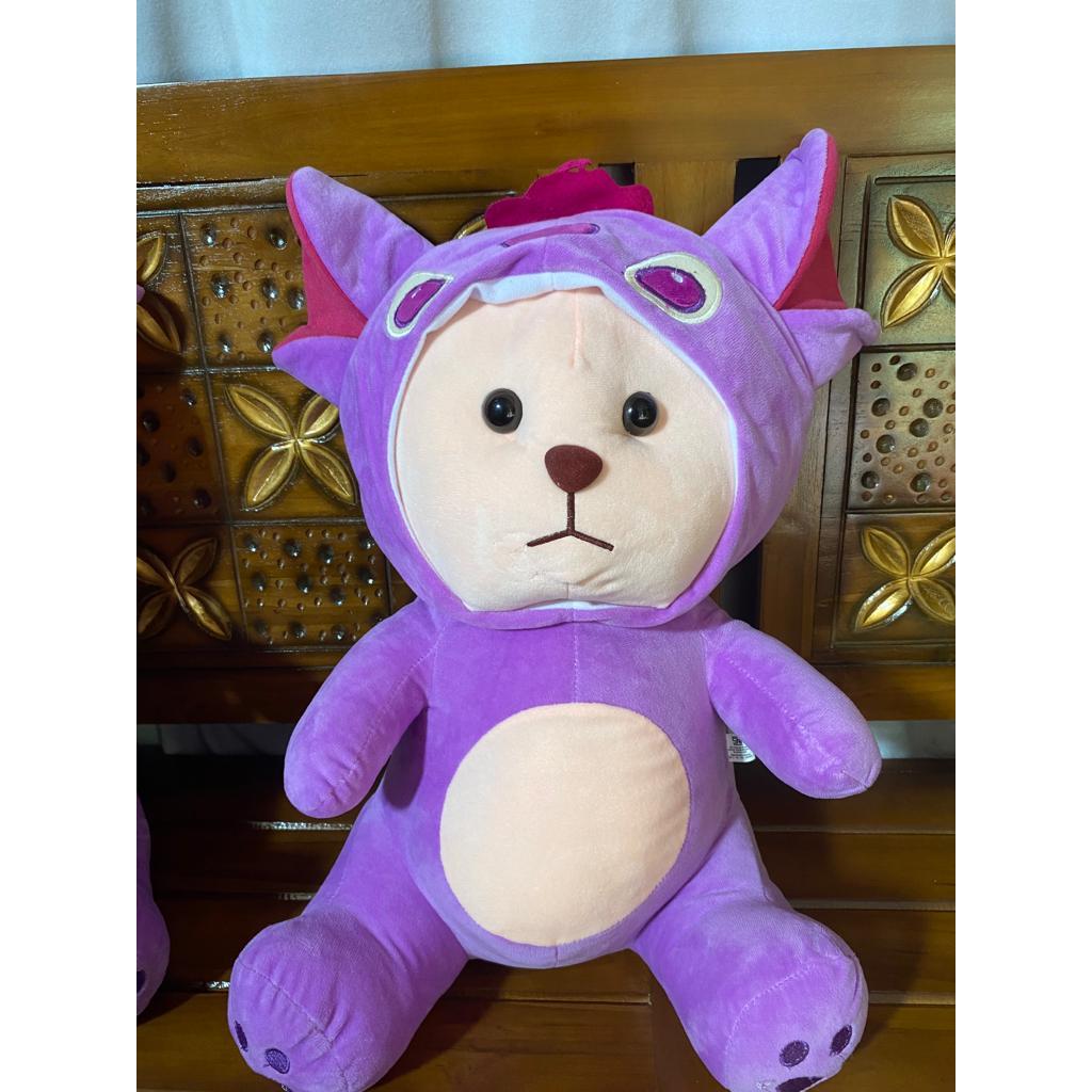 Boneka Mainan Bear Lotso Hodiee Kupluk Jumbo Mainan Boneka Viral Tedy bear Cosplay Cute 55 Cm High Quality Import SNI