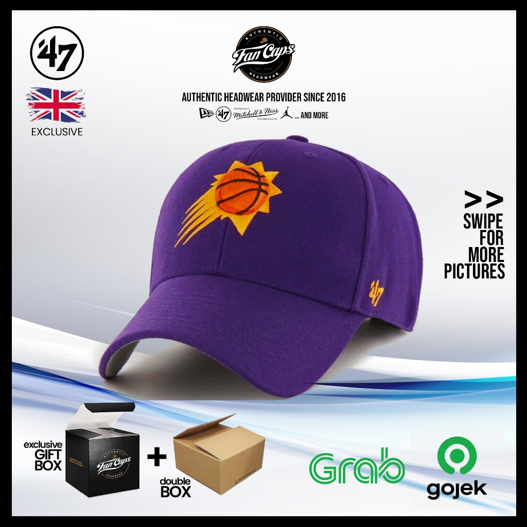 Topi 47 Original NBA Phoenix Suns MVP warna Ungu | FREE GIFT BOX