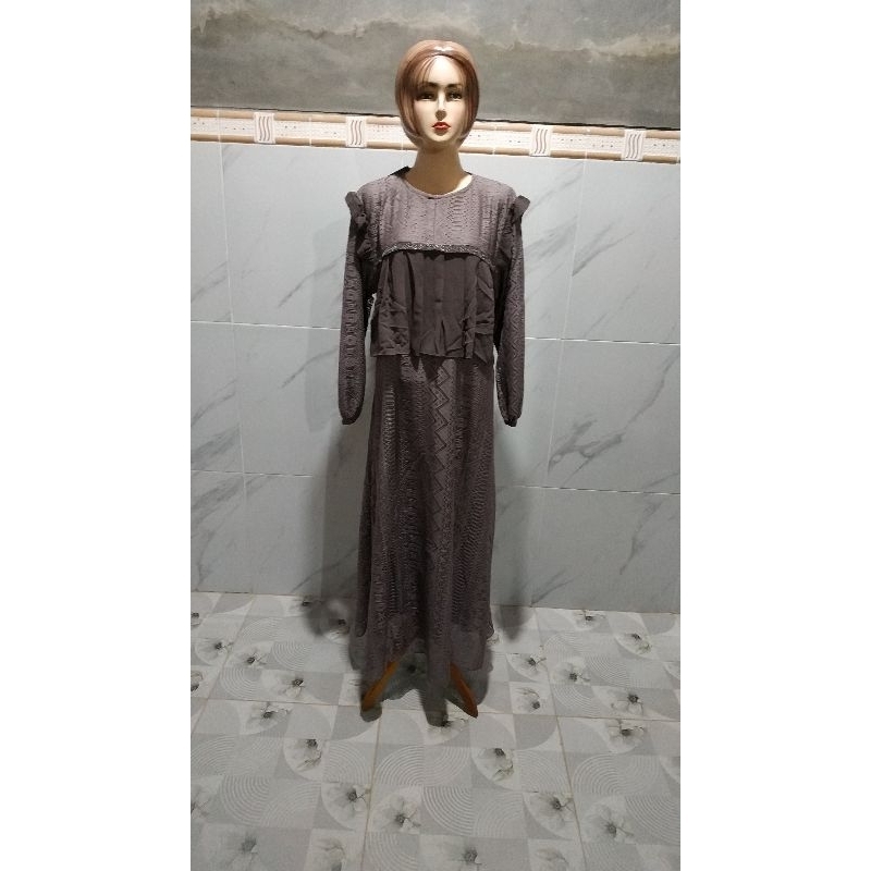 Gamis brukat zhafira