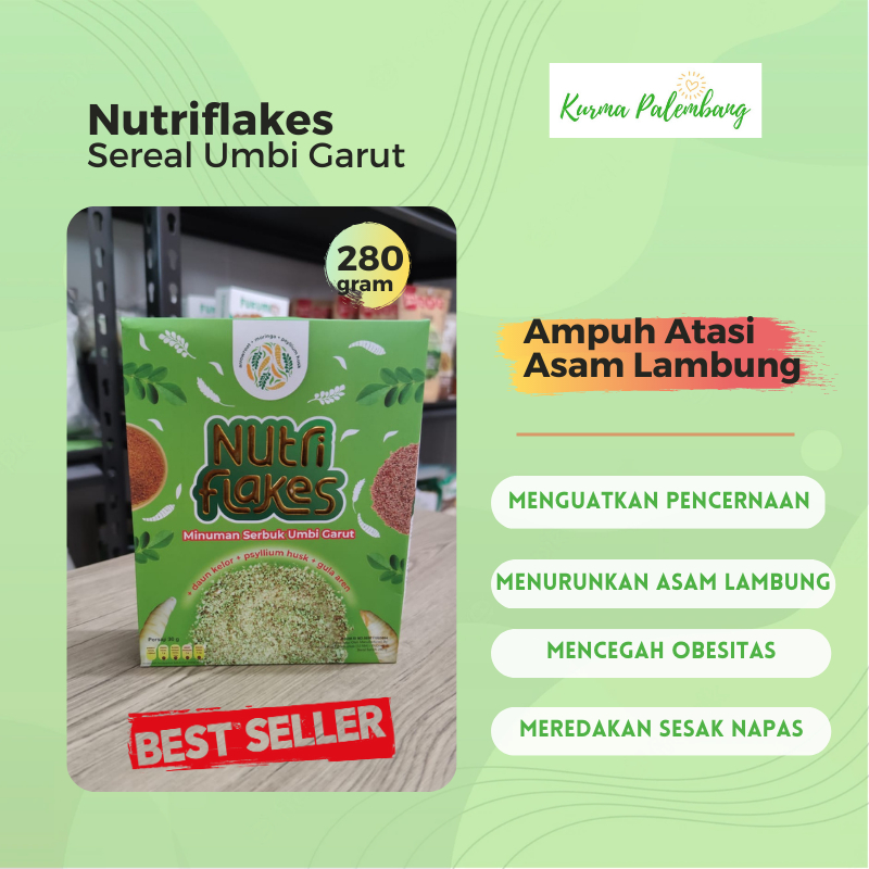 

Nutriflakes Sereal Umbi Garut - Kaya Nutrisi Pengganti Makan