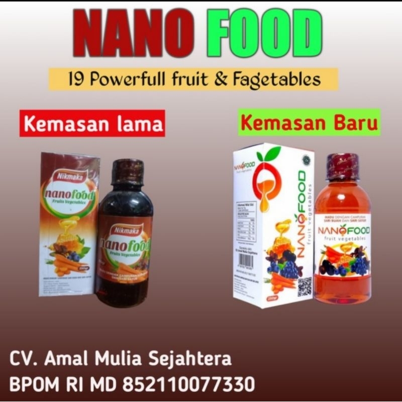 Nano Food fruits vegetables Nanofood Nikmaka 250gr nutrisi serat tinggi obat detoxin diet boost imun