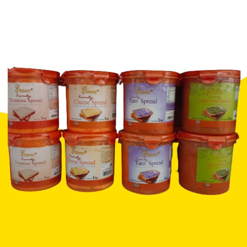 

Elmer Spread Crunchy Glaze Selai Oles 1 kg Varian