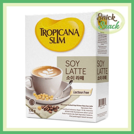 

Tropicana Slim Soy Latte 150 gr Susu Kacang Bebas Laktosa Lactose Free