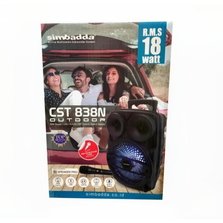 Simbadda Speaker Bluetooth CST838N / CST 838N Portable