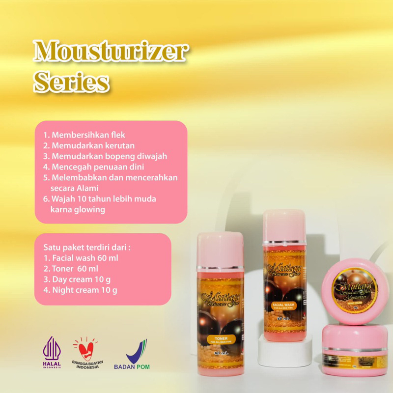 Mutiara Skincare Glow Paket Flek