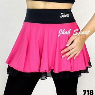 ☛ Subsidi ongkir LAGA Luaran Rok korea Bahan Tile Jaring/Rok Tanpa Dalaman Celana/Rok Tennis/Sport M