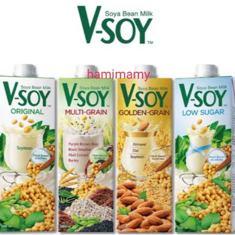 

[PRODUK WM6CI39] Vsoy V soy multigrain golden grain original low sugar 96
