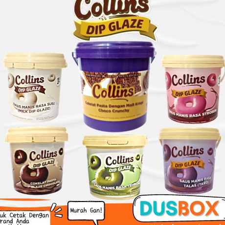 

Bestseller Collins Choco Crunchy 1 kg / Collins Dip Glaze / Collins Coklat / Collins Strawberry Susu Tiramisu Green Tea Taro