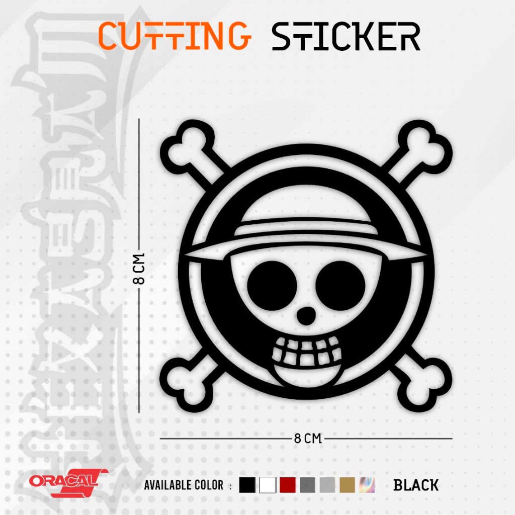 Cutting Stiker One Piece Logo | Stiker One Piece Logo | | One Piece