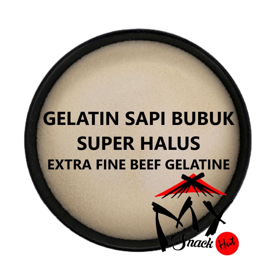 

M052 GELATIN SAPI 25GR - BEEF GELATINE IMPORT BRASIL POWDER ROUSSELOT BUBUK SAPI HALUS MASKER SENDI HALAL Bst Terlaris ヾ