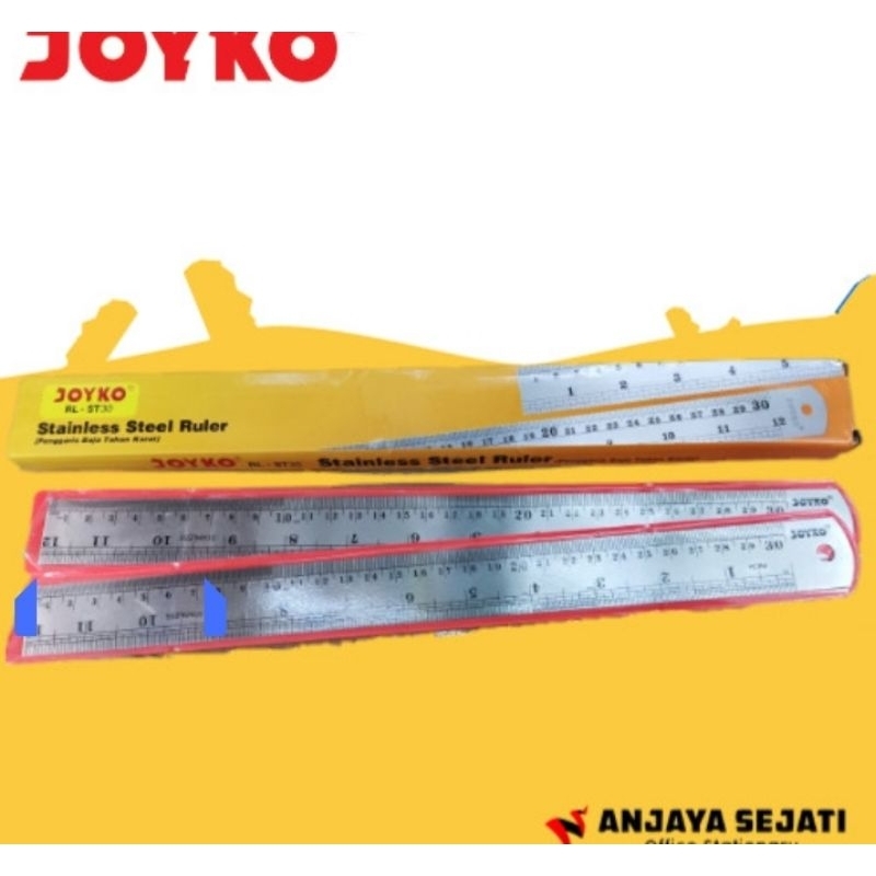 

Penggaris Joyko | Ruler 30cm | Garisan Besi | Perlusin (12pcs)