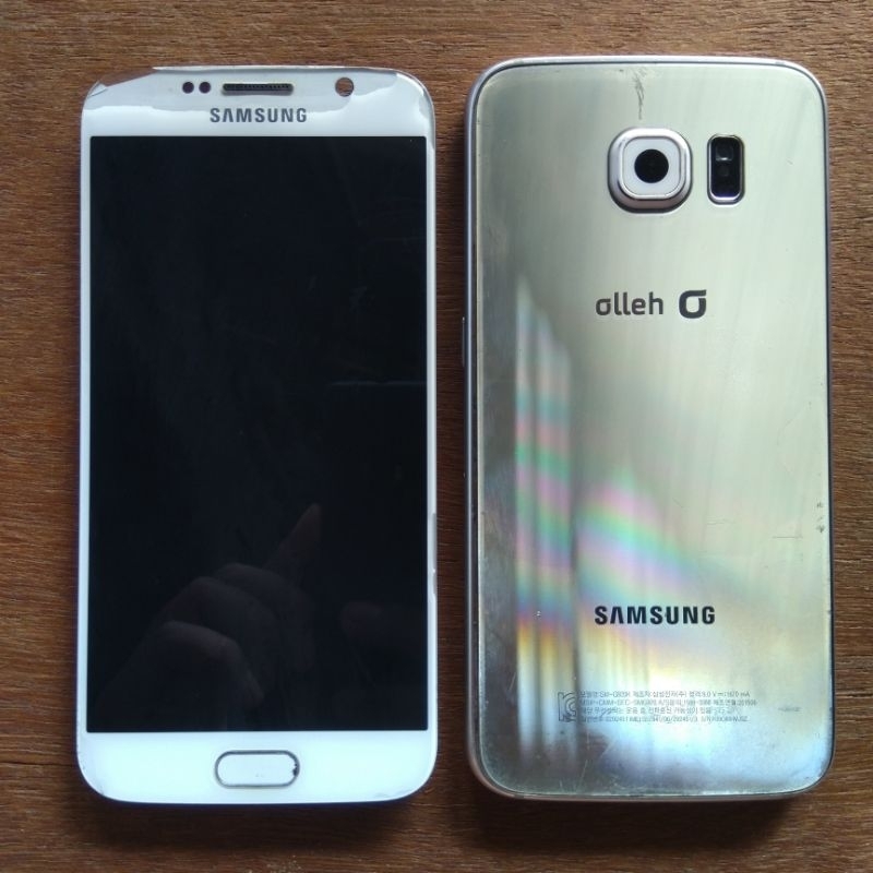 Lcd Fullset housing Samsung S6 Flat original copotan