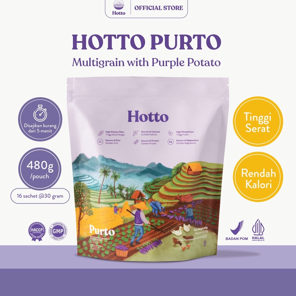 

Re4dy Hotto Purto Multigrain with Purple Potato 1 Pouch Diminati