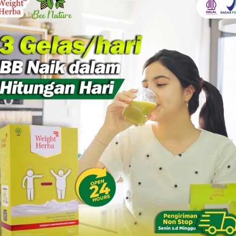 

TIPE JAF955 [Cod] Weight Herba Susu Penambah Berat Badan Tanpa Gula Tanpa Olahraga Perlancar Saluran Pencernaan