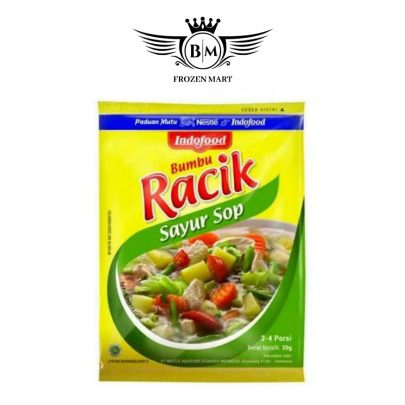 

Indofood Bumbu Racik Masakan Instant sayur sop 20gr.