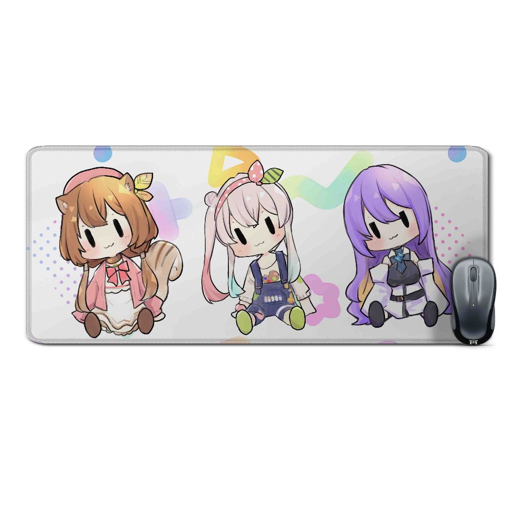 Deskmat mousepad extended anime vtuberHOLOLIVE ID AREA15 DOLL-HOLO IDmaterial Rubber