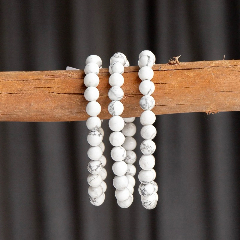 Howlite Stretch Bracelet