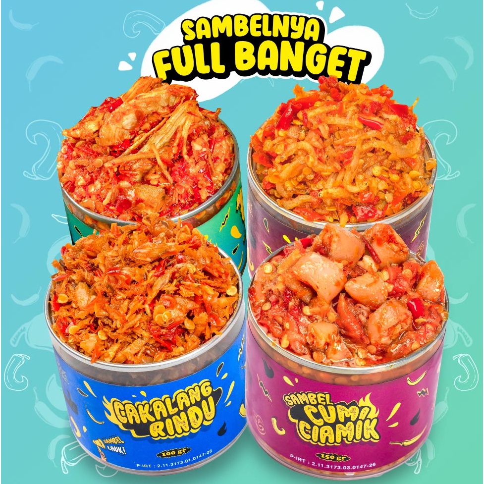 

R3@dy Br0 Eat Sambel - SEMUA VARIAN (BEST SELLER!!!) [264]