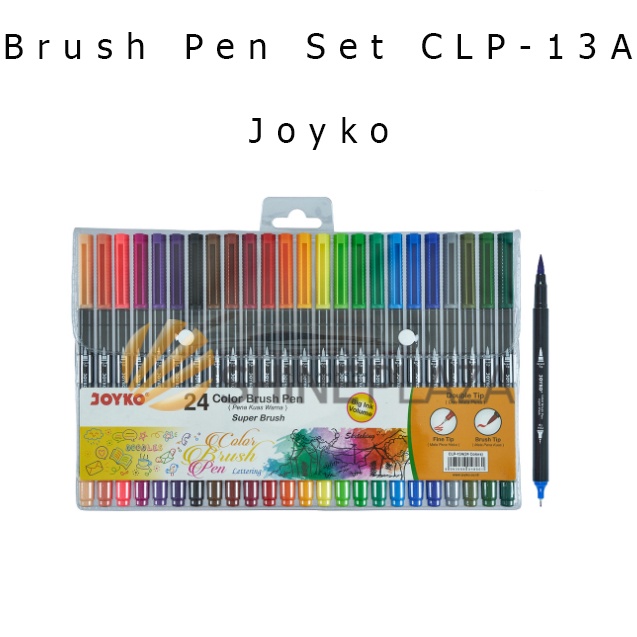 

Buruan Beli ! Sebelum Kehabisan ! Color Brush Pen 24 Colors - Pena Kuas Warna Joyko CLP-13A Murah ㅡ