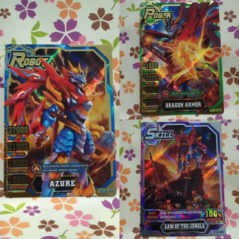 hero of robots set combo GOLD AZURE M10 / NGV4