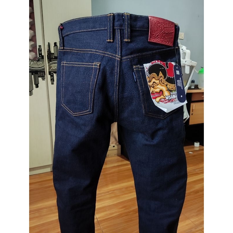 The Denim Station - Wisanggeni 17oz Indigo x Red Selvedge Unsanforized Denim