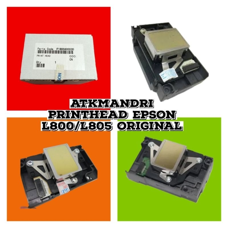 PRINTHEAD EPSON L800/L805 PARTS CODE:F1800400030 ORIGINAL NEW