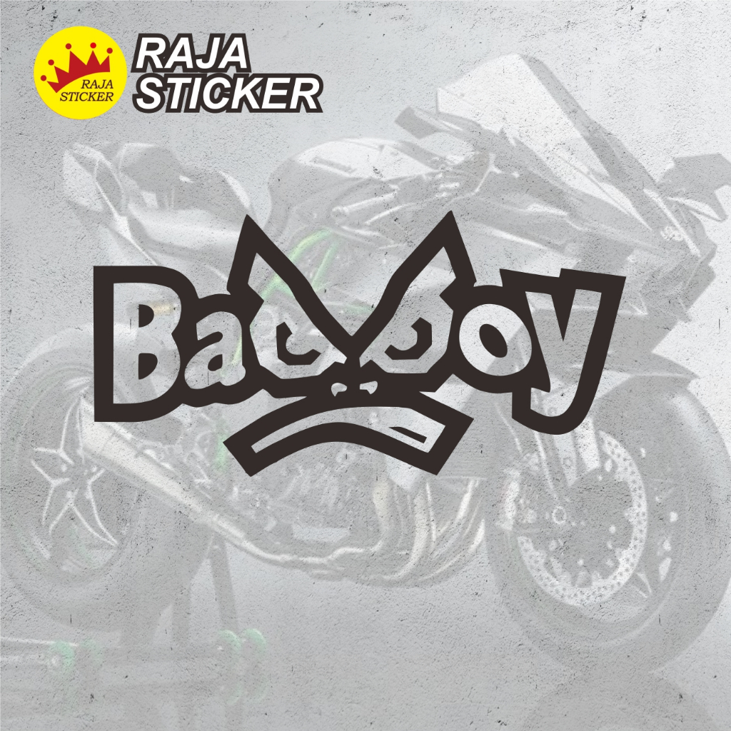 STICKER CUTTING STIKER BADBOY