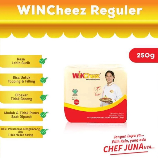 

[✦B61(] KEJU WINCHEEZ 250gr / Keju Cheddar Winchees / Keju Winchiz BEST SELLER [40]