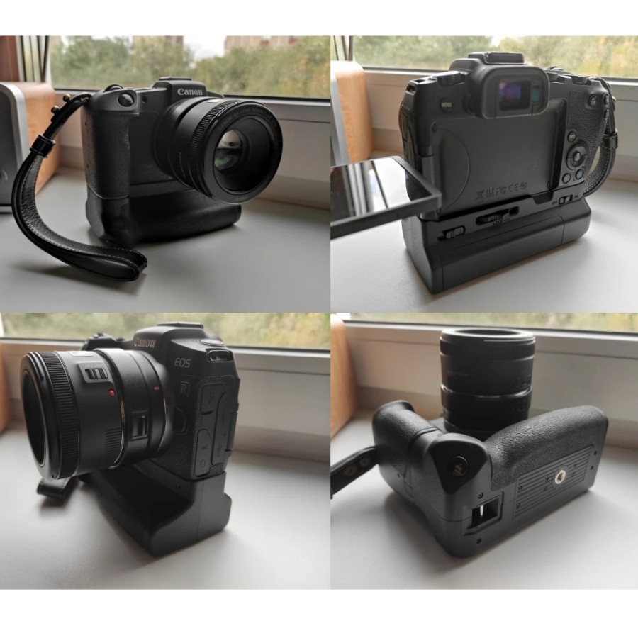 MCOPLUS Battery Grip EG-E1 For Canon EOS RP - R8 + wireless remote LCD - Battery Grip EOS RP