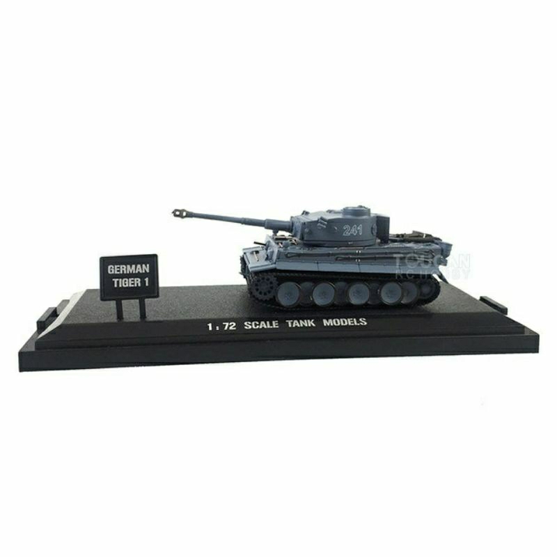 diecast miniatur tank German Tiger 1 Model skala 1:72