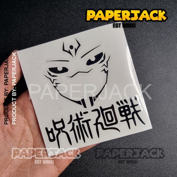 ] JUJUTSU KAISEN STIKER CUTTING DECAL MOTOR MOBIL ANIME WATERPROOF STICKER WATERPROOF ANIME