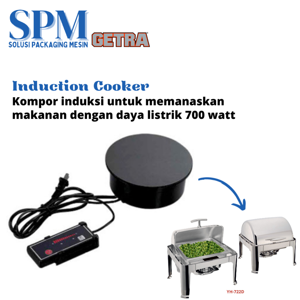 Getra HL-C05H Induction Cooker For Chafing Dish YH-722D Kompor Induksi Kompor Elektrik