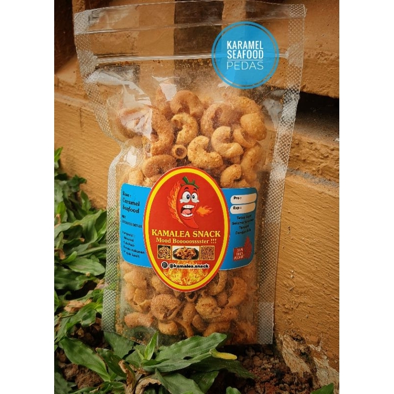 

Makaroni Karamel Seafood Pedas 100g