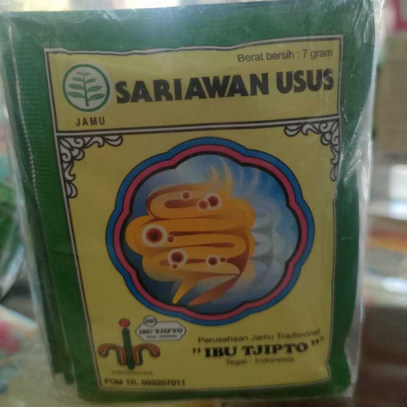 

JAMU SARIAWAN USUS IBU TJIPTO 1 pack @10 sachet