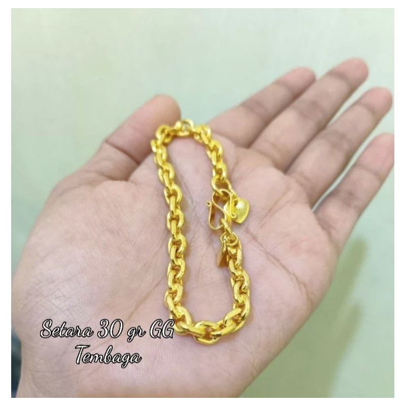 GELANG NORI MEDAN LAPIS EMAS 24K
