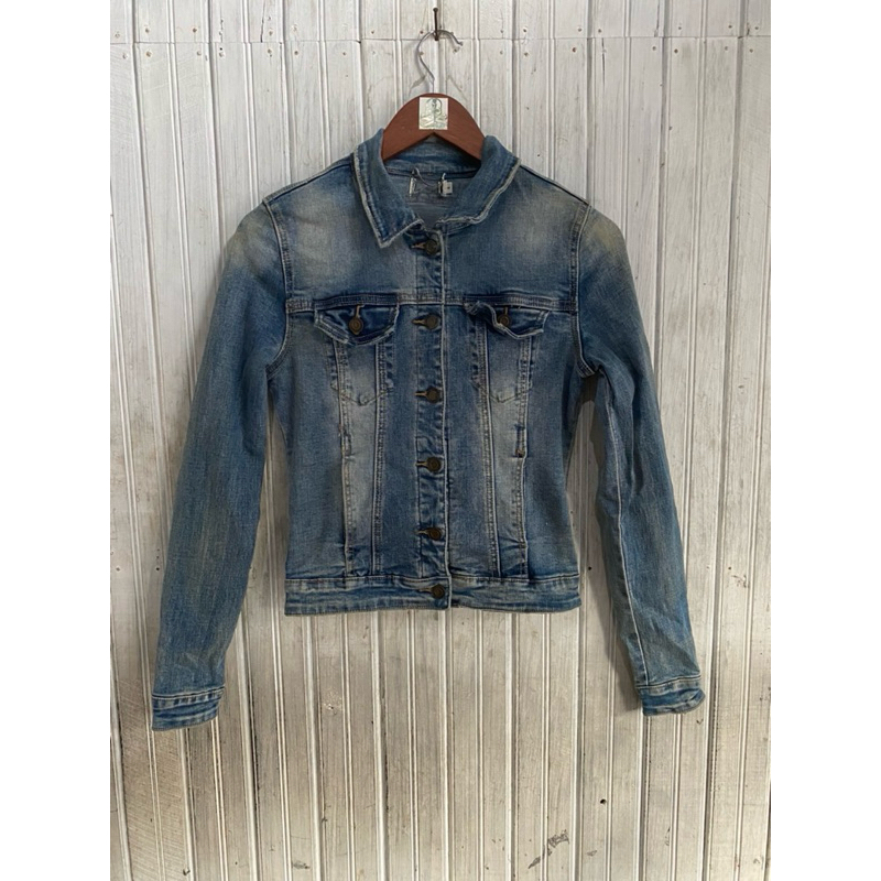 Saint Laurent Denim Jacket Love Embroider